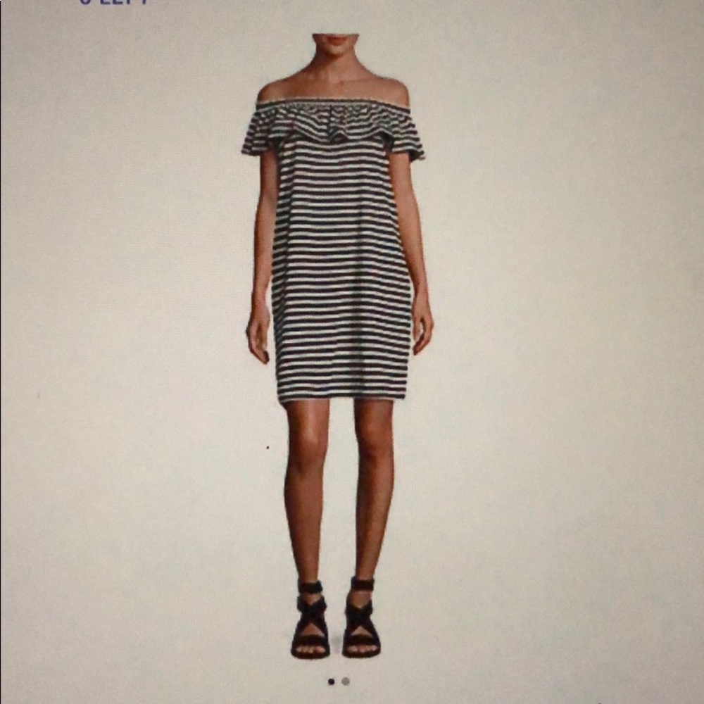 Striped Kate Spade black/white dress